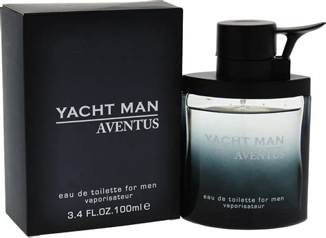 Yacht Man Aventus by Myrurgia for Men .